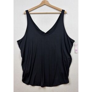 NWT Adore Me Women's Crossback Open Back Knit Tank Top 3X Sleeveless Stretchy